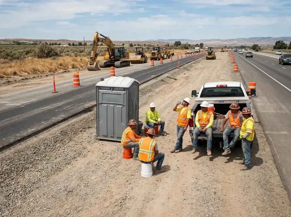 highway-road-construction-crew-007 — frequently asked questions, Porta Potty and Restroom Rentals in Lewisville, WA